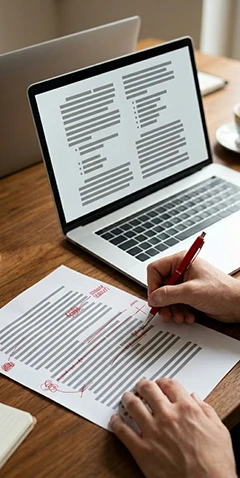 rédiger le contenu de son site avec l'IA puis corriger le brouillon généré à la main